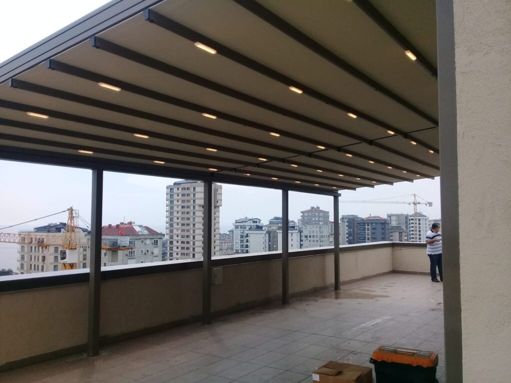 Otomatik Katlanır Çatı Tente